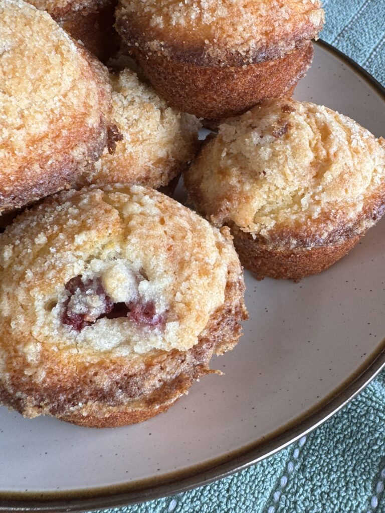 Lemon Raspberry Streusel Muffins