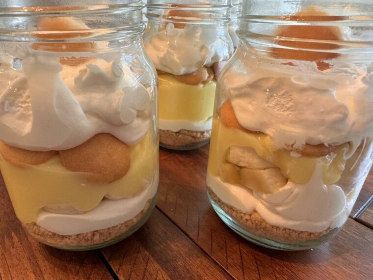 Banana Pudding Mason Jar Desserts