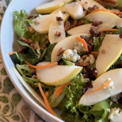 Pear and Blue Cheese Salad