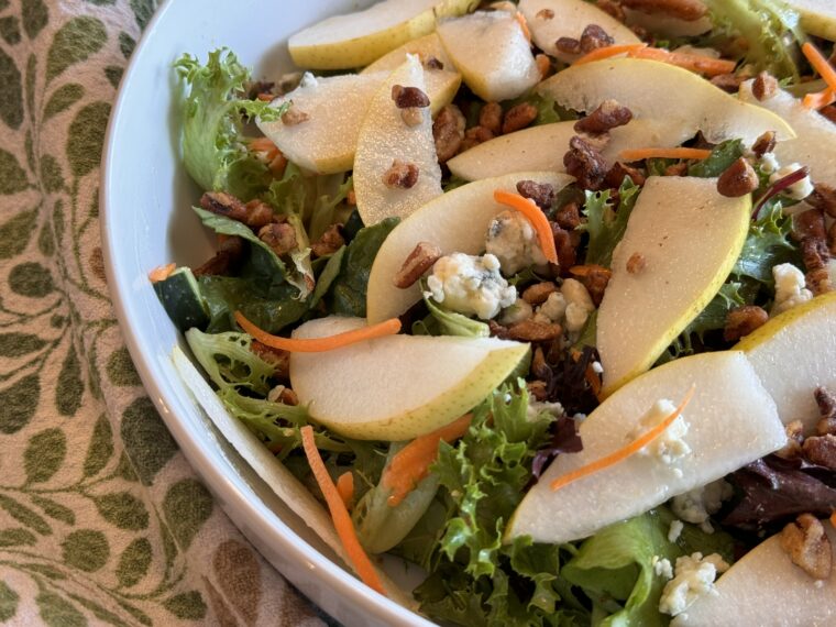 Pear and Blue Cheese Salad