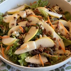 Pear and Blue Cheese Salad