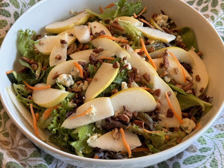 Pear and Blue Cheese Salad