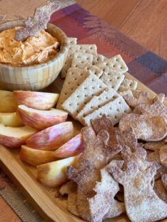 Cinnamon Sugar Crisps with Pumpkin Fluff