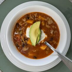 Sweet Potato and Black Bean Chili