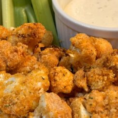 Air Fryer Buffalo Cauliflower