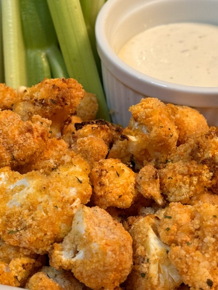 Air Fryer Buffalo Cauliflower