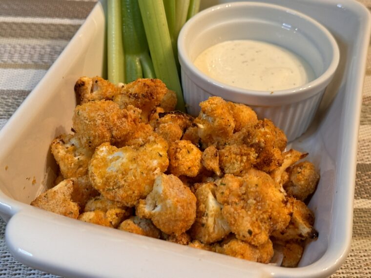 Air Fryer Buffalo Cauliflower