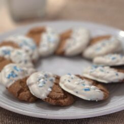 Gingersnaps with White Chocolate