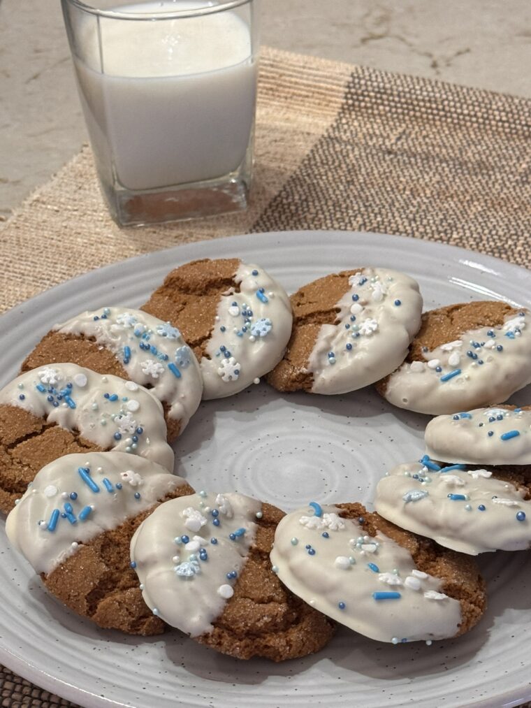 Gingersnaps with White Chocolate