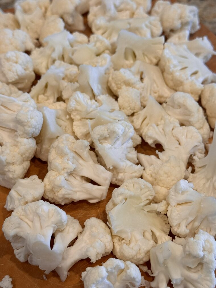 raw cauliflower