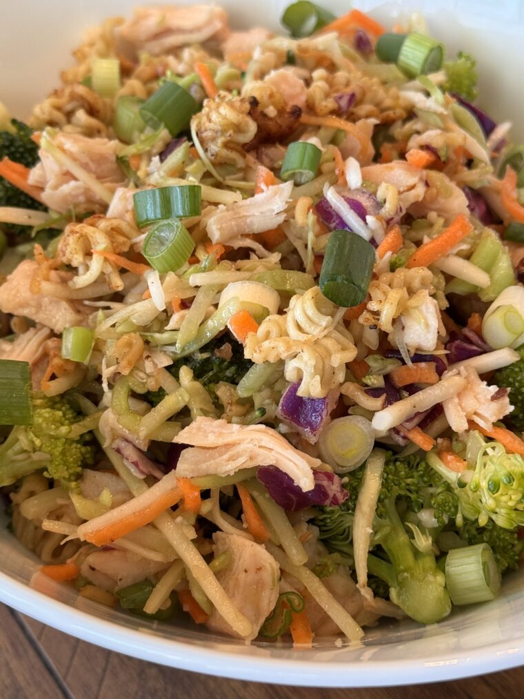 Crunchy Chicken Ramen Salad