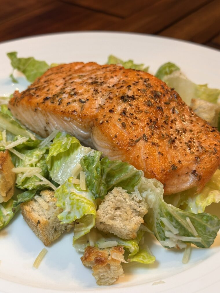 Salmon Caesar Salad