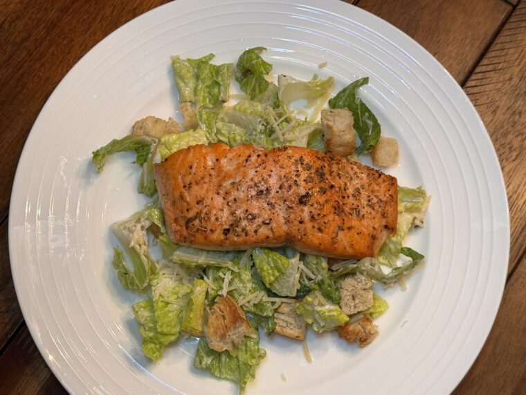 Salmon Caesar Salad